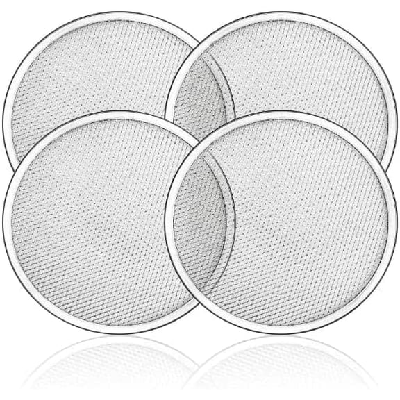 Aluminum Pizza Screen (Approx. 10 inches), Pack of 4