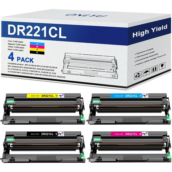 Unidad de tambor de repuesto ONLYU remanufacturada para Brother DR221CL