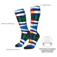 thumbnail image 5 of Knee High Socks for Women Colorado Flag Print Long Tube Sock Uniform Socks, 5 of 7