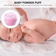thumbnail image 2 of 2 Sets Portable Powder Puff Baby Kids Body Talcum Powder Puff Baby Shower Gift, 2 of 6