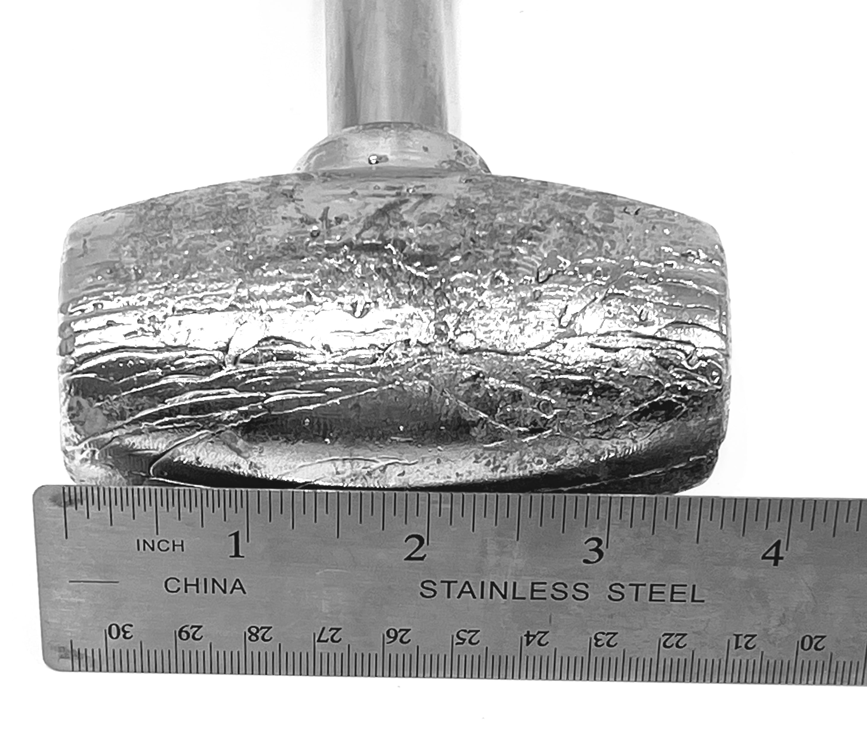 Set of 2 Blue Grip Wire Wheel Knock Off 4 lb Lead Hammers Made In The USA