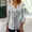 Multicolor, variant on Spring/Fall Women's Trendy Loose-Fit 3/4-Sleeves V-Neck Printed Blouse Casual Fashion Shirt Tops