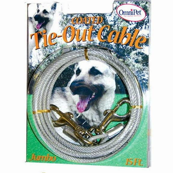 Leather Brothers 168CT-20 Tie-Out Cable Heavy Duty Jumbo - 20 ft.