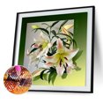 thumbnail image 3 of Cuadros Decorativos Kit de pintura de diamantes 5D Flores Arte de mosaico de diamantes cuadrados completos JShteea Nuevos Originales, 3 of 9