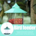thumbnail image 3 of Matsuzay Alimentador colgante para pájaros salvajes, comederos para pájaros al aire libre, contenedor de comida, comedero para pájaros Gazebo para Almacenamiento y organización del hogar Matsuzay HA023519-00, 3 of 4