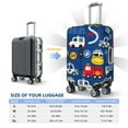 thumbnail image 6 of Gaeub Animals Rescue Team Elastic Luggage Cover with Concealed Zipper Dust-Proof Luggage Cover Protector - 18-32 inch - Large, 6 of 9