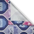 thumbnail image 3 of Ambesonne Animal Kitchen Curtains, Vertical Sleeping Owls, 55"x45", Pink Purple Blue, 3 of 3