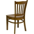 thumbnail image 5 of Flash Furniture 2 Pk. HERCULES Series Vertical Slat Back Cherry Wood Restaurant Chair, 5 of 8