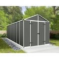 thumbnail image 5 of Palram - Canopia Rubicon 8' x 20' Polycarbonate/Aluminum Shed - Gray, 5 of 9