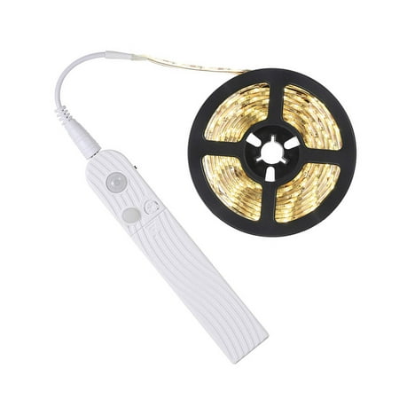 

LED Light String Induction LED Light Strip Battery Powered Cabinet Lamp Strip 1.5W 200lm Warm White 2 Meters 3500K