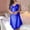 Blue, variant on Night Gowns for Women Lace Trim Sleep Dress Babydoll Lingerie Dress Side Split Nighty Fashion Nightgowns Orange Free Size