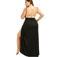 thumbnail image 2 of ZheElen Robe de Plage en Polyester avec Protection Solaire, Paréo, Robe d'Été Noire TTG 1Ensemble, 2 of 6