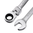 thumbnail image 3 of 13/16" Flex-Head Ratcheting Combination Wrench SAE 72 Teeth 12 Point Ratchet Box Ended Spanner Tools, Cr-V, 3 of 5