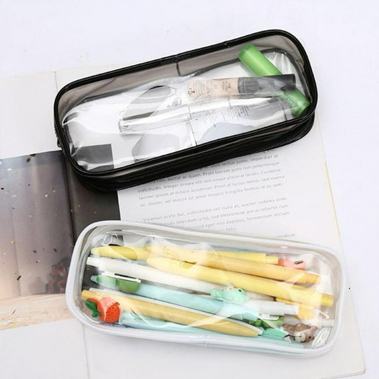 Buy Wholesale China Clear Pencil Case /transparent Pvc Big Capacity Pencil  Pouch/ Pen Bag With Zipper For School & Pencil Case at USD 0.41