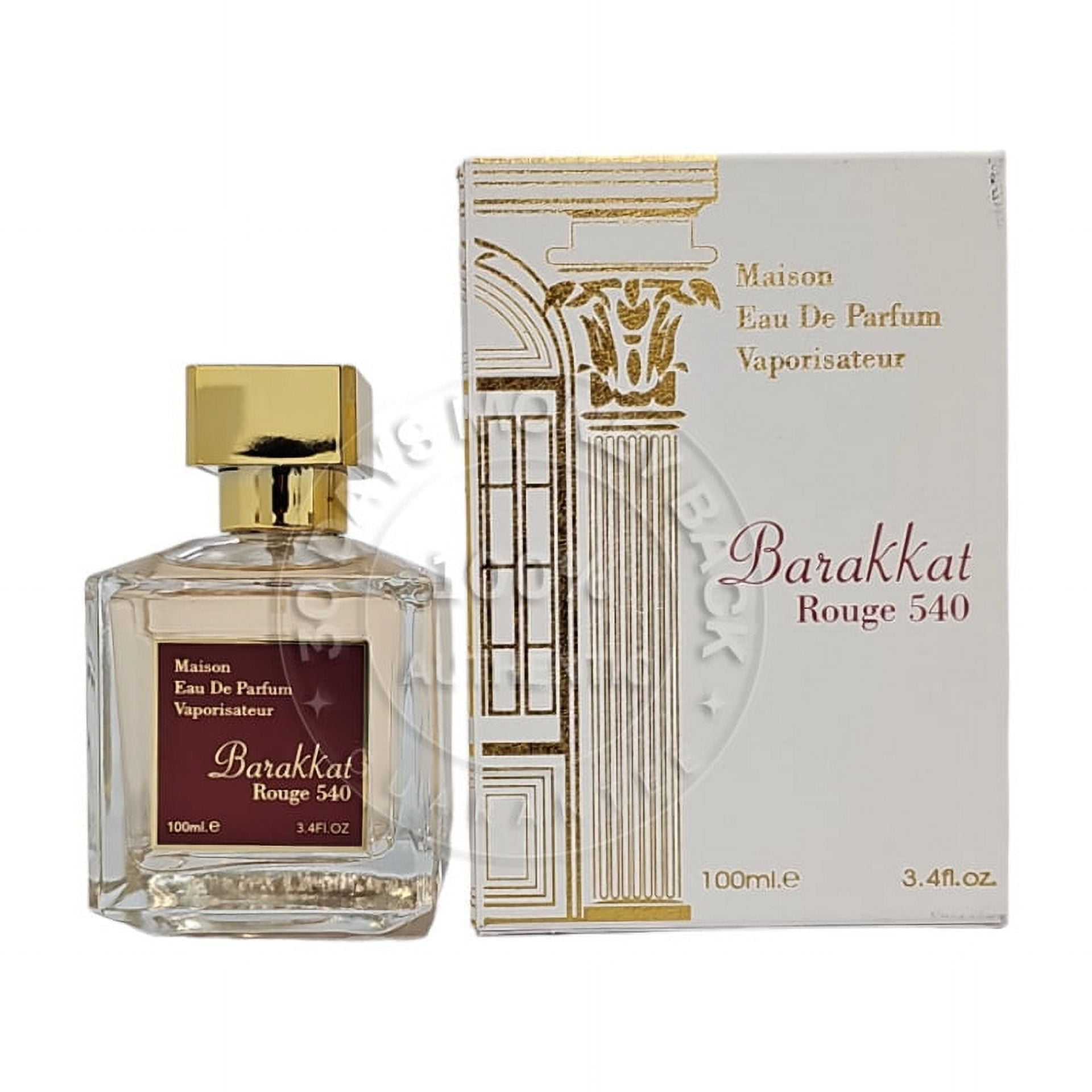Barakkat Rouge 540 by Maison Alhambra for Women 3.4 oz EDP Spray Walmart