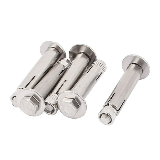 Unique Bargains M6 x 50mm Vis d'Ancre Hexagonales d'Expansion Boulons Outil 5 Pcs