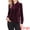 Dark Red, variant on DARING DIVA Women's Vintage Velvet Long Sleeve Button Down Shirt Blouse XS Green