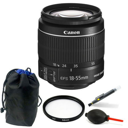 Canon EF-S 18-55mm f/3.5-5.6 IS II Lens Bundle for Canon EOS Rebel T5 &