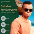 thumbnail image 4 of Gafas de sol Cloudfield con montura de madera y lentes polarizadas de 9 capas, 4 of 7