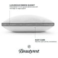 Beautyrest Signature Ribbon Bed Pillow 2 Pack, King, Polyester