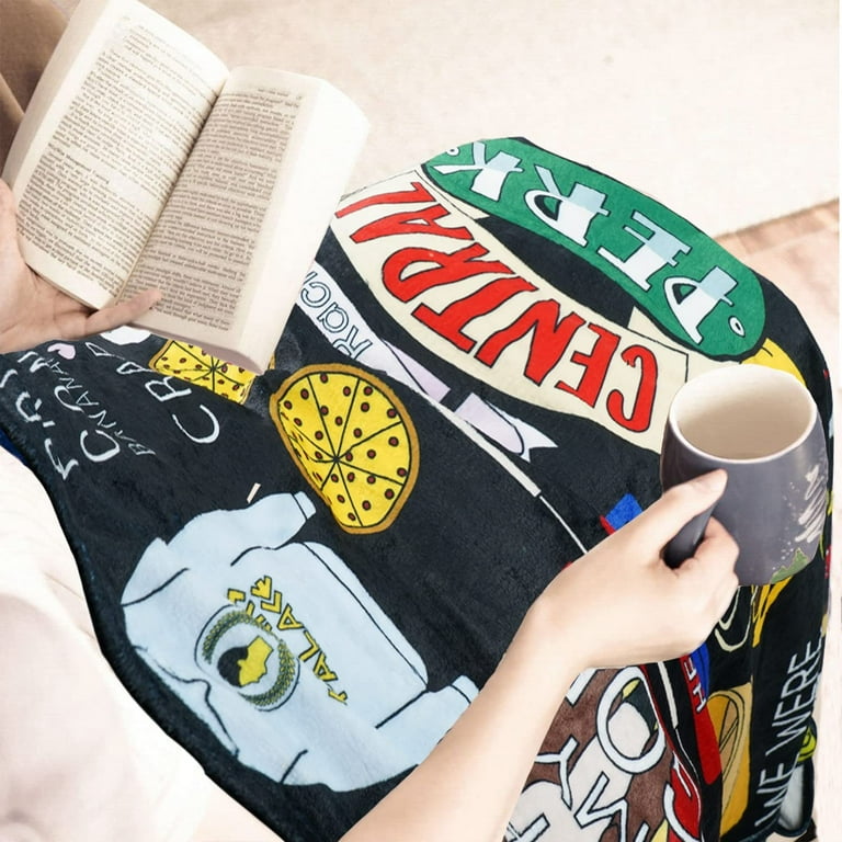 Friends TV Show Blanket Throw Friends Gifts Flannel Blanket for Sofa Couch  Bed 60x80 