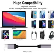 USB-C to 3.5mm Headphone Jack Adapter 2-Pack, Compatible with Pixel 4/3/2 XL, Samsung Galaxy S21/S20/Note 20/10, iPad Pro