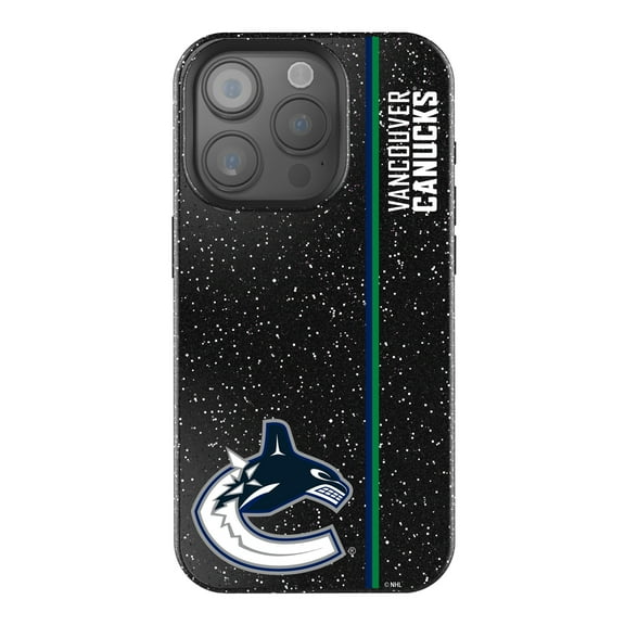 Keyscaper Black Vancouver Canucks Sidebar Bling iPhone Case