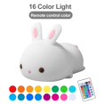 thumbnail image 1 of Luz de noche LED de silicona colorida, lámpara recargable por USB de dibujos animados de animales bonitos, suave, para dormitorio de niños y bebés, regalo de Navidad, 1 of 4