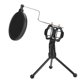 thumbnail image 2 of Soporte De Micrófono, Malla Antirociado De Micrófono, Trípode A Prueba De Golpes De Doble Capa ABS Para Grabación De Micrófono YLSHRF Otros, 2 of 8