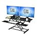 thumbnail image 3 of G-PACK PRO Standing Desk Converter - Height Adjustable Sit Stand Desk Riser up to 20.5" - Super Wide 42" Table fits Dual Monitors - 22 Ergonomic Adjustable Standing Desk Workstation Positions, 3 of 4