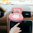 thumbnail image 5 of SNGMN Doll Car Seat with Air Vent Clip & Stand, Mini Plush Accessories Chair for Dolls with Soft Furry Cushion, Cute and Functional Car Ornament for Blind Box Fans, Doll Collectors,Desk and Car Decor, 5 of 7