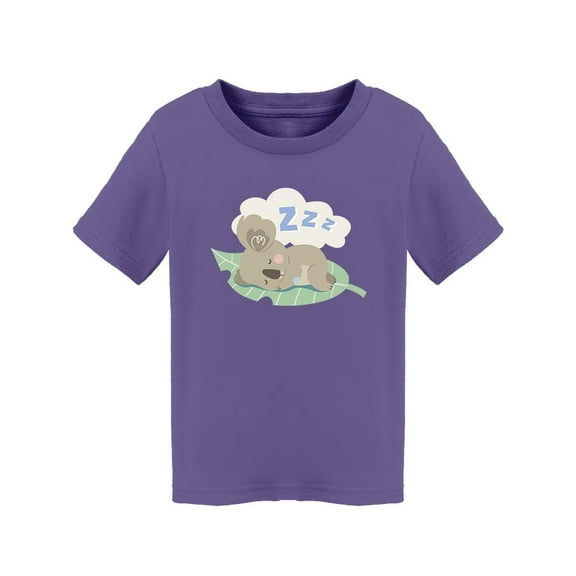 Koala Sleeps On A Leaf T-Shirt Toddler -Image by Shutterstock,  2 Toddler