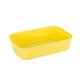 thumbnail image 2 of Caja de arena para gatos con tamiz lateral alto, caja de arena abierta, resistente, duradera y abierta Amarillo, 2 of 9