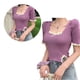 thumbnail image 4 of Blusa De Punto Camisa,Blusa De Punto Entallada Blusa De Punto Entallada Blusa De Punto Jersey Delgado Diseño Revolucionario, 4 of 8