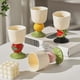 thumbnail image 4 of Aesthetic Fruit Pattern Ceramic Mug Cute Fruit Design High Foot for Snack Condiment, 4 of 5