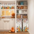 thumbnail image 2 of Autumn Leaf Kitchen Window Curtains and Valances Set 36 Inch, Fall Pumpkins Watercolor Short Tier Curtain for Cafe Living Room Bathroom, Fall Thanksgiving 3 Pieces Set Kitchen Decor, 2 of 6