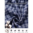 thumbnail image 2 of CHAOJISHE Mens Pajama Pants Lightweight Men's Woven Sleep Pant Pjs Bottoms Sleepwear Pajama Pants Plaid Sleep Lounge Pants with 2 Pockets SIZE:XXL, 2 of 7