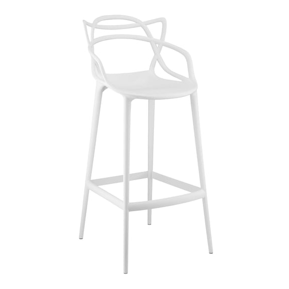 Aron Living Monte Bar Stool in White