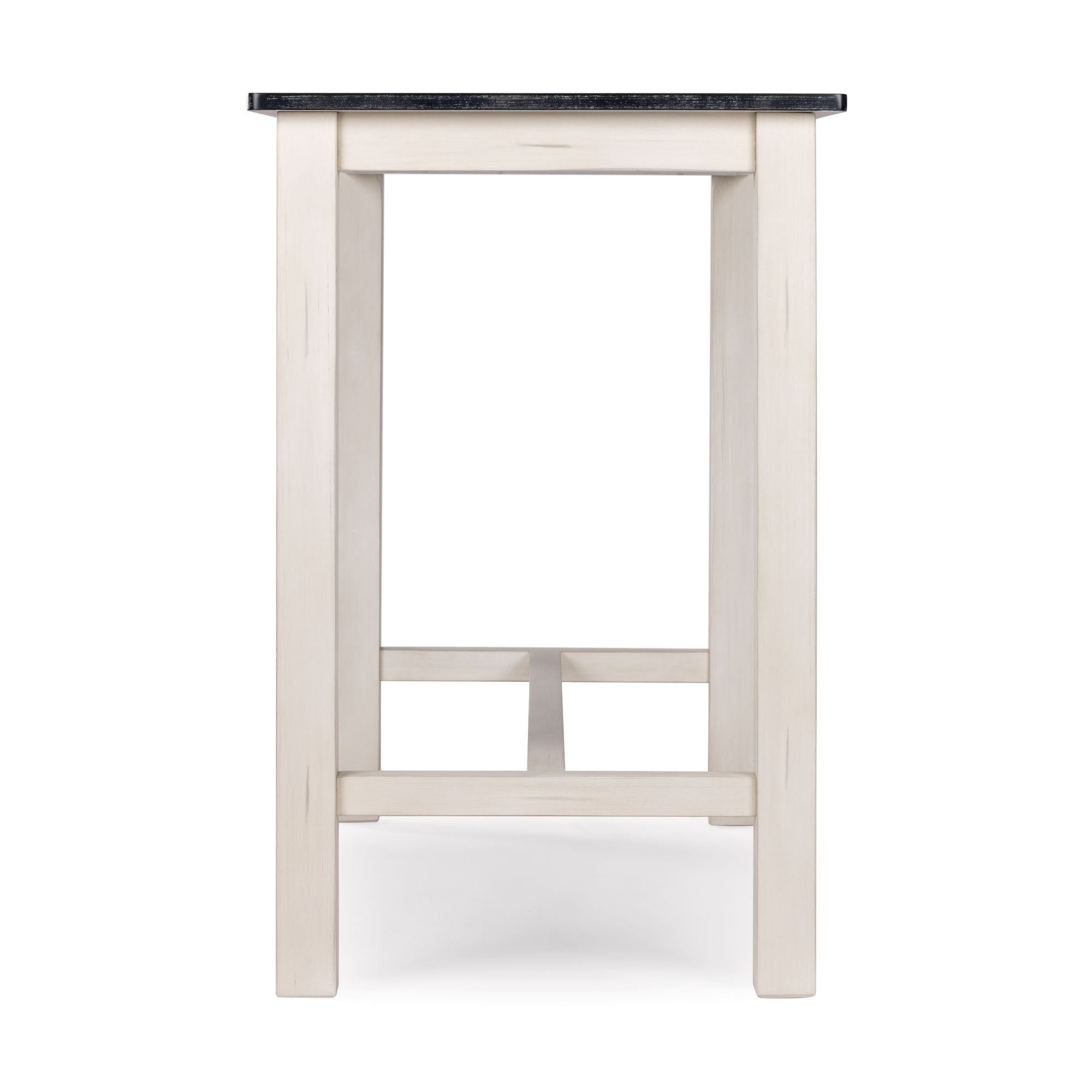 Sonoma Pub Table - Antique White/European Black