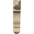thumbnail image 6 of Ekena Millwork 6"W x 20"D x 28"H Balboa Craftsman Rough Sawn Bracket, Douglas Fir, 6 of 13