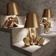 thumbnail image 2 of Bedside Touch Desk Lamp, Thinker Lamp Collection, Rechargeable Table Lamp, Creative Bedside Night Light for Living Room, Bedroom, Office,Gold,Mr.Why, 2 of 4
