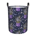 thumbnail image 2 of Goofa Lavender Flowers Printed Circular Hamper,Laundry Basket with Handles,Storage Baskets Foldable,Large Capacity Laundry Hamper-Medium, 2 of 8