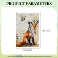 thumbnail image 6 of ONETECH Fox Butterfly Paper Background Golf Towel 24x16in 1PC, 6 of 7