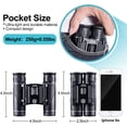 thumbnail image 3 of BEBANG 10x25 Mini Compact Pocket Binoculars, Lightweight Foldable Binoculars for Kids Adults, Easy Focus Small Binoculars for Bird Watching Travel Outdoor Concert Opera, 3 of 11