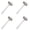 White*4, variant on 1 Pack 2-in-1 Hair Brush Cleaner Tool, Comb Cleaning Brush with Rake and Pick, Portable Hair Remover for All Brush Types, for Home and Salon Use, 17x6 cm (White)