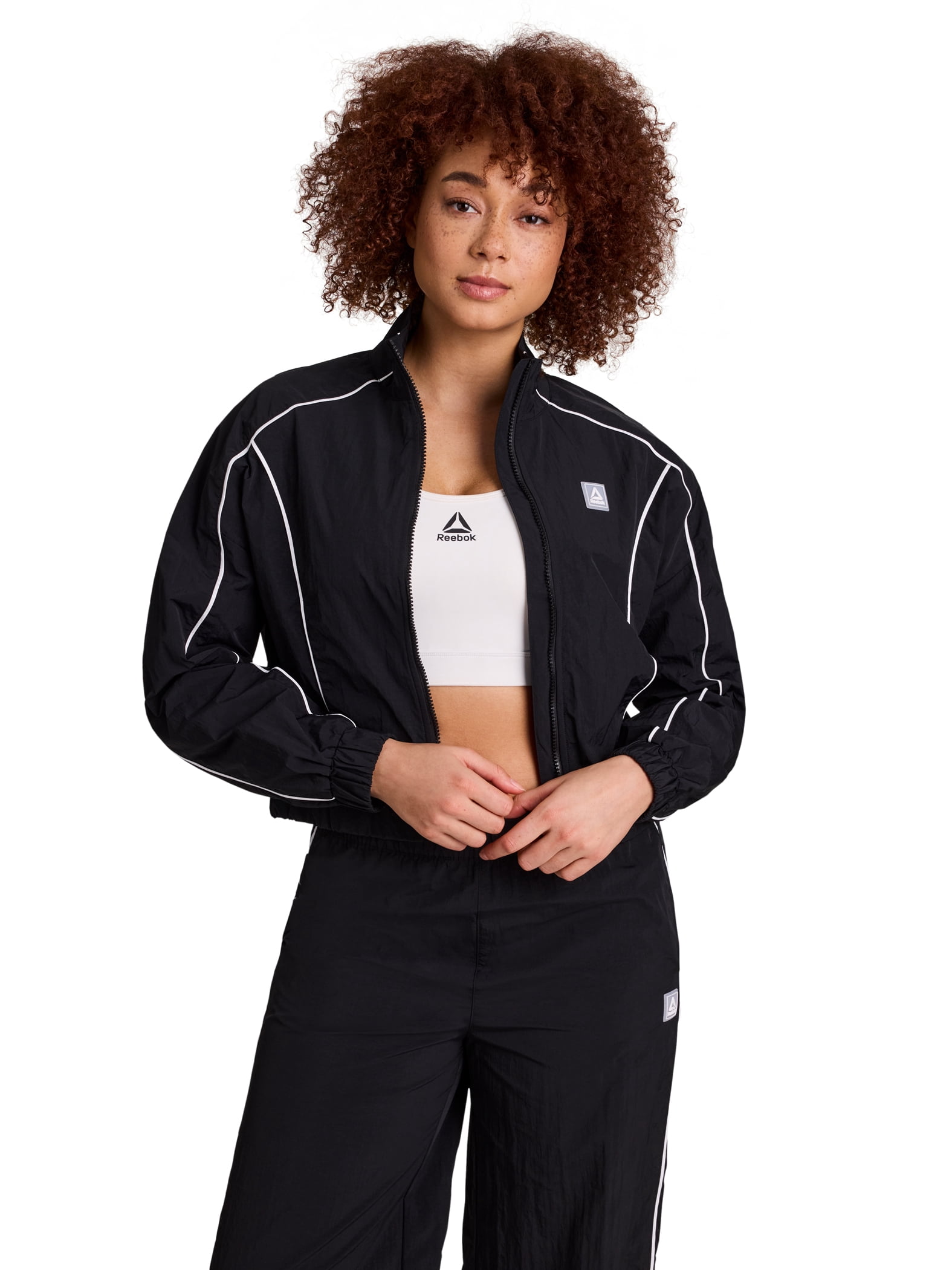 Reebok Women's Baseline Full Zip Woven Jacket, Sizes: XS-XXXL