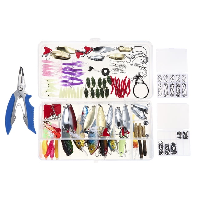 Señuelos duros Señuelos de pesca 232PCS aparejos cebos duros mixtos cebos suaves Popper Crankbait VI Tomshoo Señuelos duros