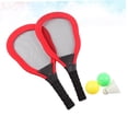 thumbnail image 4 of HONMEET 5pcs Tennis Rackets For Kids Red Outdoor Play Sports Toy For Boys Girls, 4 of 8