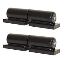 Heavy Duty Hinges 7 Inch Weld On Plate Bearing - 900 lbs Capacity Pair - Grease Zerk Fitting - Industrial Strength Steel Hinges for Doors, Gates, Trailers