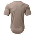 thumbnail image 5 of Shirts For Men Men'S Male Summer Casual Zipper T Shirt Blouse Short Sleeve Round Neck Tops T Shirt, 5 of 7